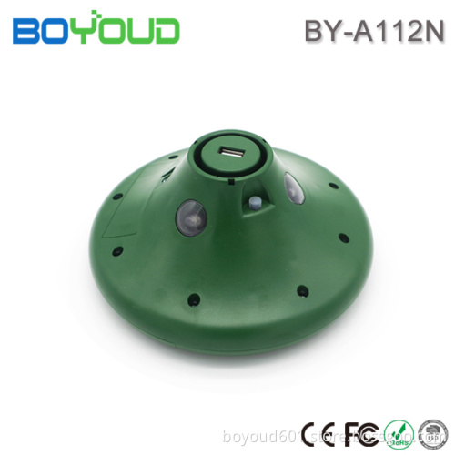Multifunction solar vibration mole and snake repeller